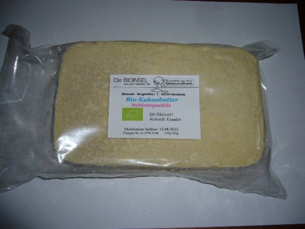 Bio Kakaobutter in Premium-Rohkostqualit�t