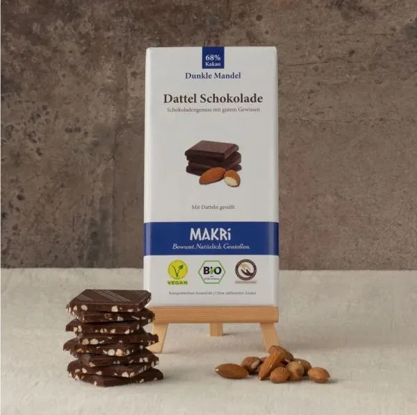 Bio Dattel Schokolade von Makri