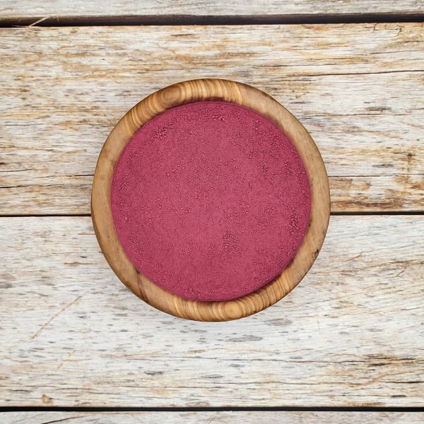 Bio Hibiskusblüten gemahlen in Rohkostqualität