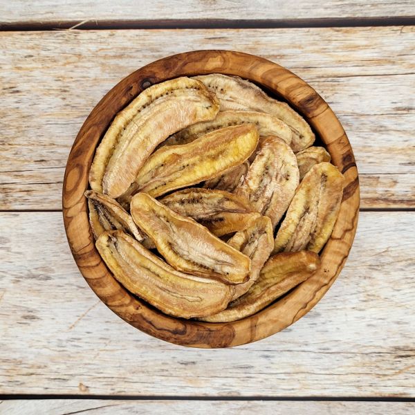 Bio Baby Bananen getrocknet von Kipepeo in Premium-Rohkostqualität