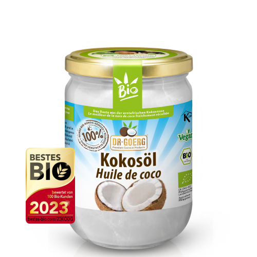 Bio Kokosöl Dr.Goerg 500ml in Premium-Rohkostqualität