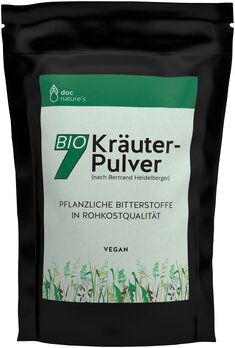 7 Kräuter Pulver Nachfüllpack, bio in Rohkostqualität