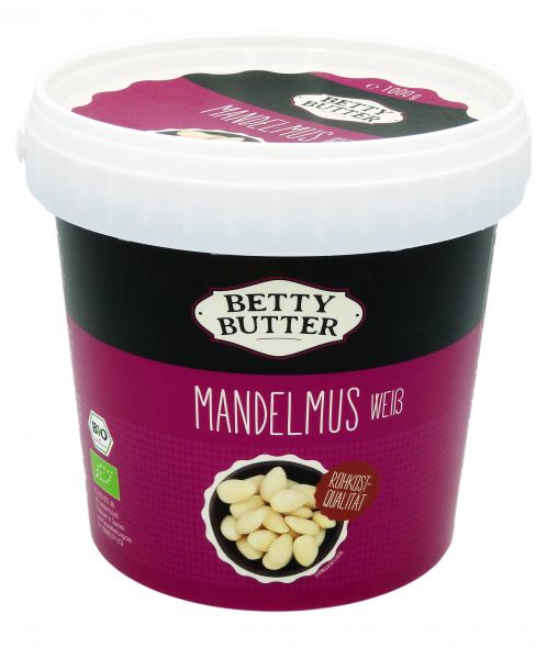 Bio Mandelmus (Pree) Betty Butter wei in Rohkostqualitt