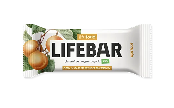 Lifebar - Aprikose von Lifefood, Premium-Rohkostqualität