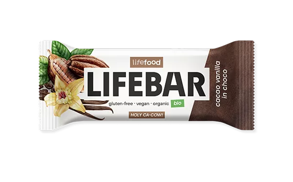 Lifebar - InChoco Kakao Vanille von Lifefood, Premium-Rohkostqualität