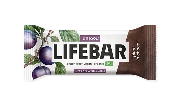 Lifebar - InChoco Pflaume von Lifefood, Premium-Rohkostqualität