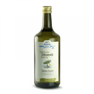 MANI Bio Olivenöl 1 Liter, Selection in Premium-Rohkostqualität