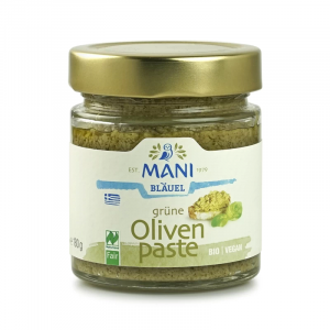 MANI Grüne Bio Olivenpaste mit Kräutern