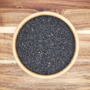 Bio Schwarzer Sesam ungeschält in Rohkostquaität