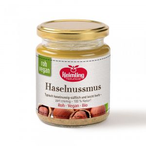 Bio Haselnussmus in Premium-Rohkostqualität